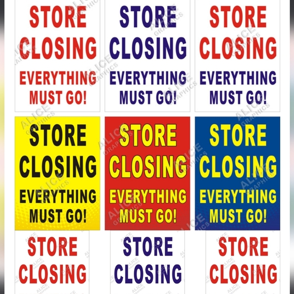 Store Closing Elverything Must Go - Picture 1 of 5